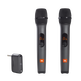 JBL Wireless Microphone Set - Black - Wireless two microphone system - Hero