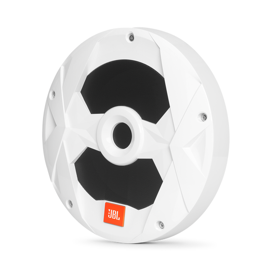 Club Marine MS10LW - White Gloss - 10" (250mm) marine audio subwoofer with RGB lighting – White - Hero