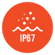 Resistente al polvo y el agua conforme a la norma IP67