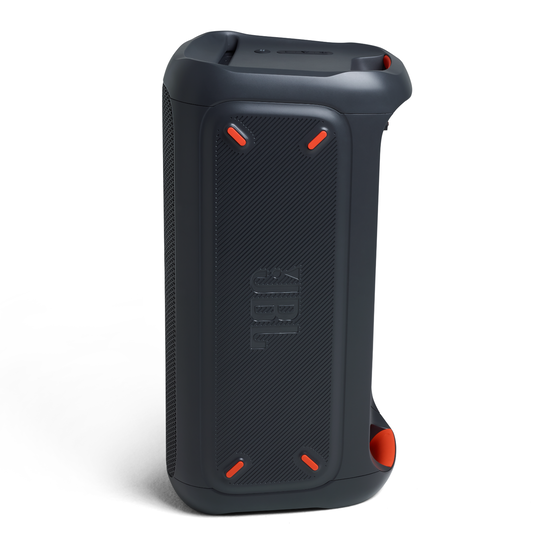 JBL PartyBox 100 - Black - Powerful portable Bluetooth party speaker with dynamic light show - Left