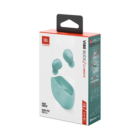 JBL Vibe Buds - Mint - True wireless earbuds - Detailshot 10