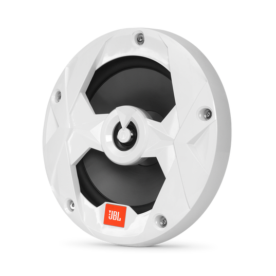 Club Marine MS65LW - White Gloss - 6-1/2" (160mm) two-way marine audio speaker with RGB lighting – White - Hero