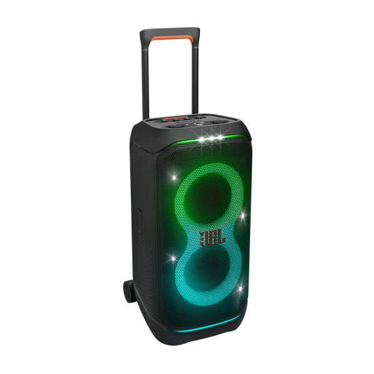 JBL PartyBox Stage 320 - Black - Portable party speaker with wheels - Hero