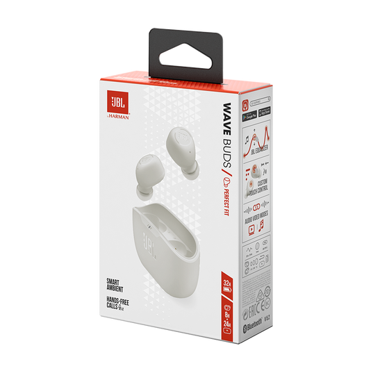 JBL Vibe Buds - White - True wireless earbuds - Detailshot 10