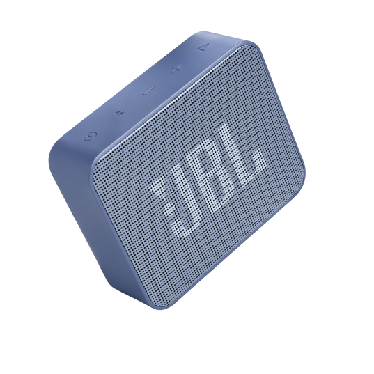 JBL Go Essential - Blue - Portable Waterproof Speaker - Detailshot 2
