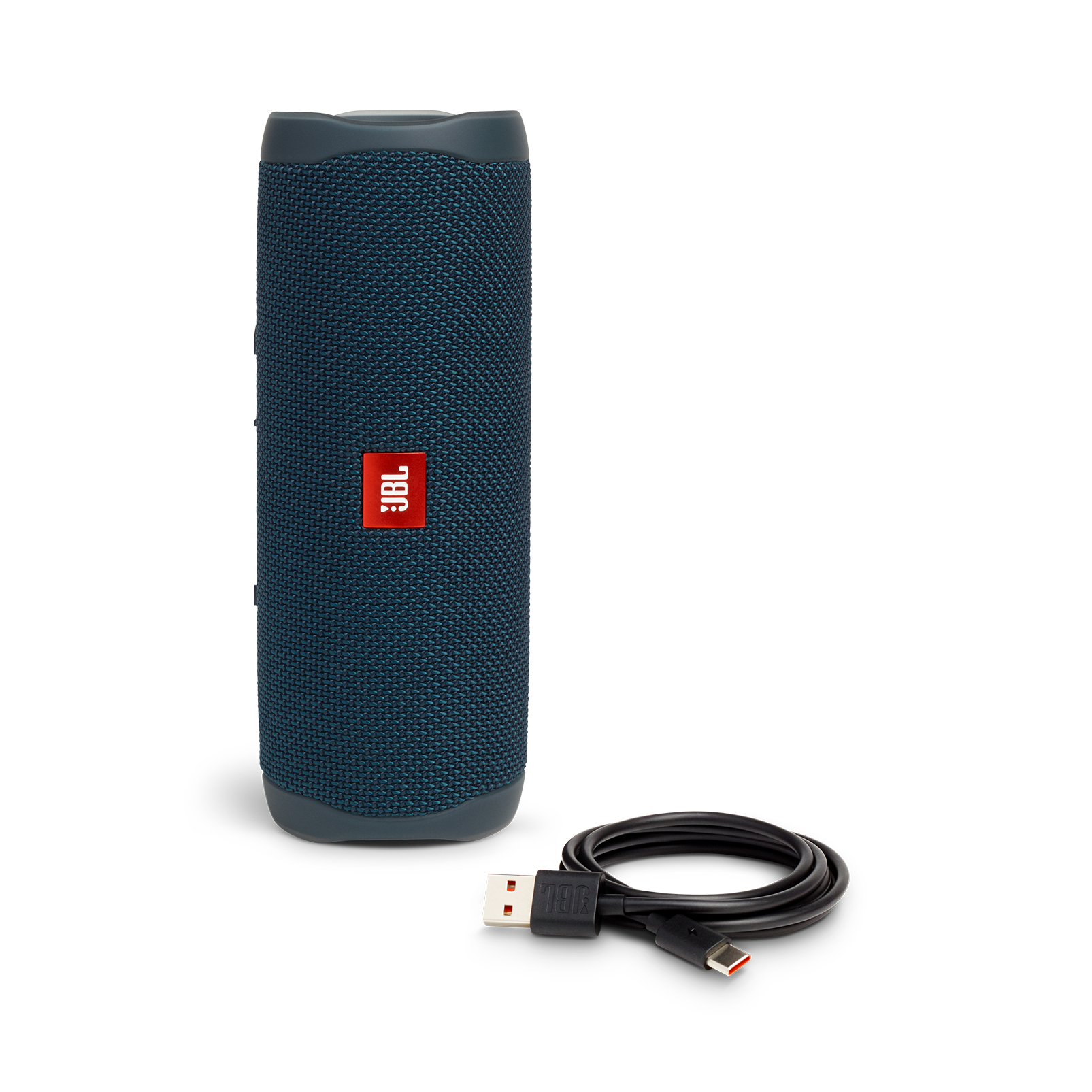Negro JBL PartyBoost hasta 12h de reproducción con Sonido de Calidad JBL Flip 5 Altavoz inalámbrico portátil con Bluetooth Speaker Resistente al Agua IPX7 