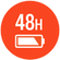 48 horas de reproducción total más carga inalámbrica