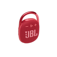 JBL Clip 4 - Red - Ultra-portable Waterproof Speaker - Hero