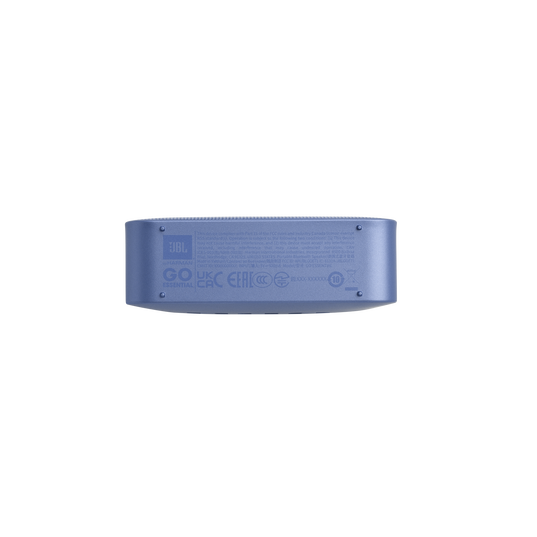 JBL Go Essential - Blue - Portable Waterproof Speaker - Bottom