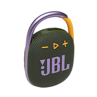JBL Clip 4 - Green - Ultra-portable Waterproof Speaker - Hero