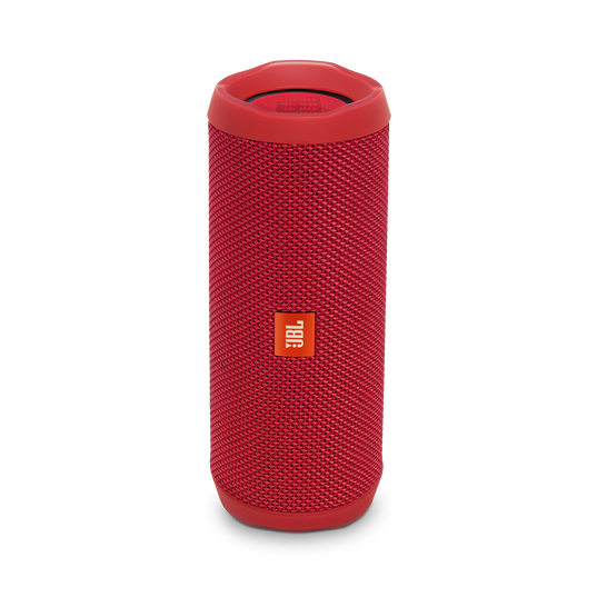 JBL Flip 4 - Red - A full-featured waterproof portable Bluetooth speaker with surprisingly powerful sound. - Hero