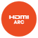 Conexión de un solo cable con HDMI ARC
