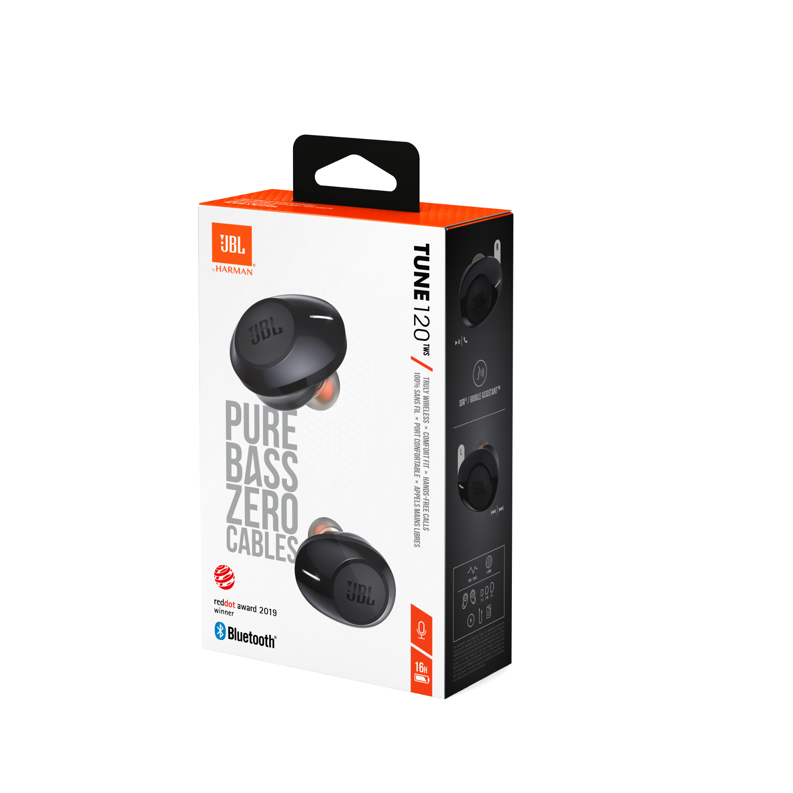 Audifono jbl tune 120 tws true wireless negro