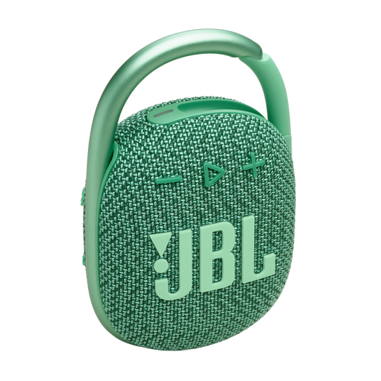 JBL Clip 4 Eco - Green - Ultra-portable Waterproof Speaker - Hero