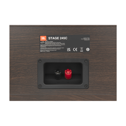 Stage 245C - Espresso - 2.5-Way Quad 4.5-inch (114mm) Center Channel Loudspeaker - Detailshot 7