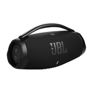 JBL Boombox 3 Wi-Fi - Black - Powerful Wi-Fi and Bluetooth portable speaker - Hero