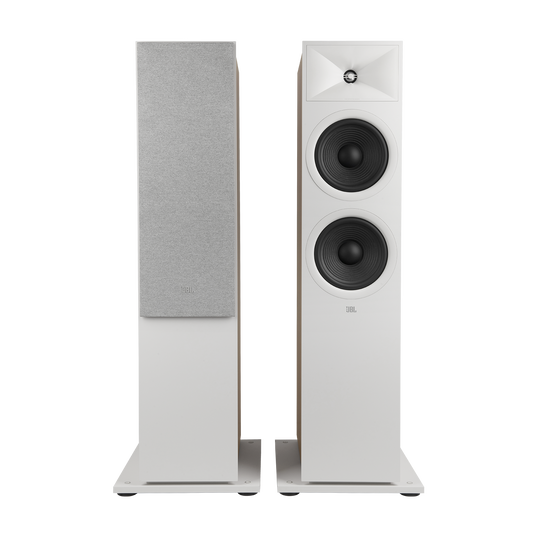 Stage 280F - Latte - 2.5-Way Dual 8-inch (200mm) Floorstanding Loudspeaker - Detailshot 1