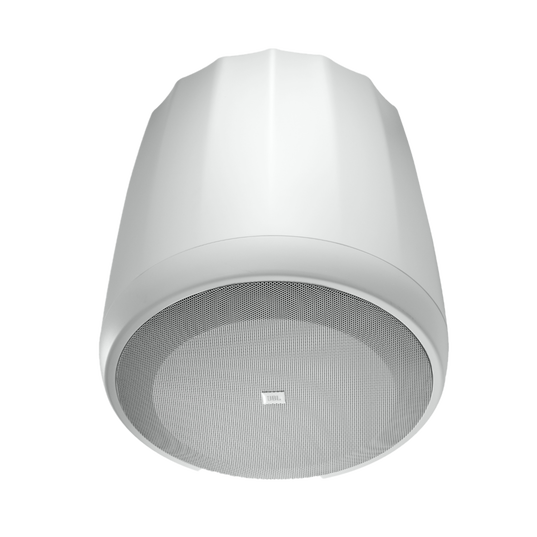 JBL Control 67HC/T - White - Narrow 75° Coverage High Ceiling Pendant Speaker - Hero
