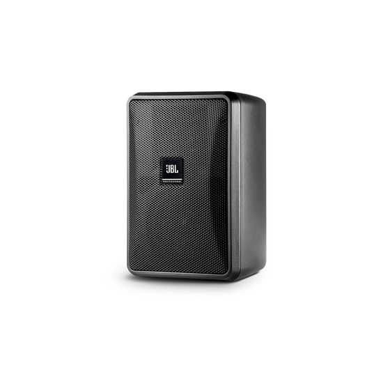 JBL Control 23-1L - Black - Ultra-Compact 8-Ohm Indoor/Outdoor Background/Foreground Speaker - Hero