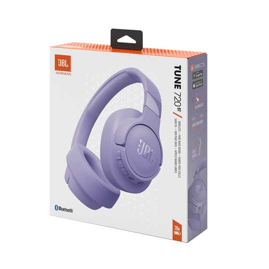 JBL Tune 720BT - Purple - Wireless over-ear headphones - Detailshot 10
