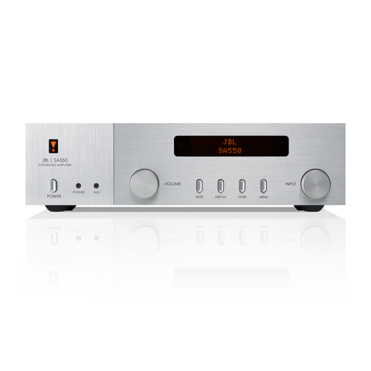 SA550 Classic - Silver - Integrated Amplifier with Bluetooth - Hero