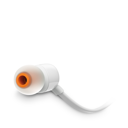 JBL Audífonos Manos Libres T110WH Blanco con cable 3.5mm In-EAR - ETCHILE