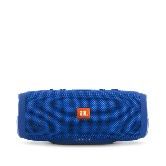 JBL Charge 3 - Blue - Full-featured waterproof portable speaker with high-capacity battery to charge your devices - Front image number null