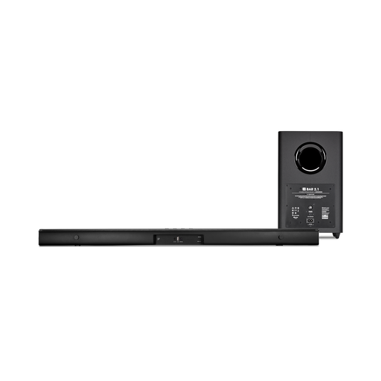 JBL Bar 2.1 - Black - 2.1-Channel Soundbar with Wireless Subwoofer - Back image number null