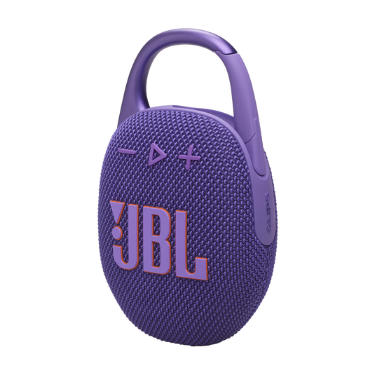 JBL Clip 5 - Purple - Ultra-portable waterproof speaker - Detailshot 1 image number null