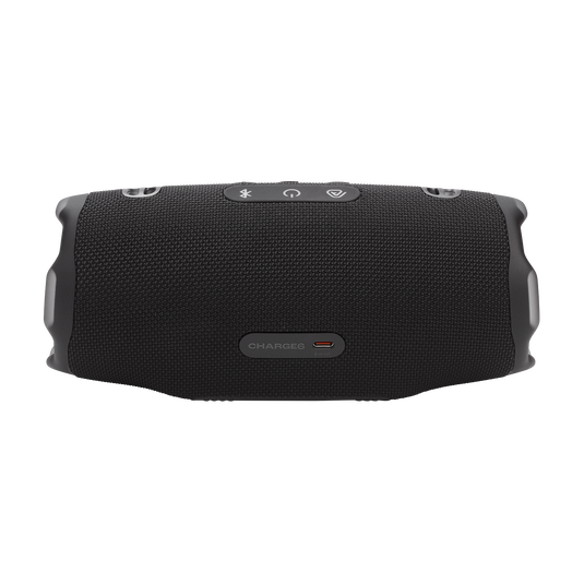 JBL Charge 6 - Black - Portable waterproof and drop-proof Bluetooth speaker - Back image number null
