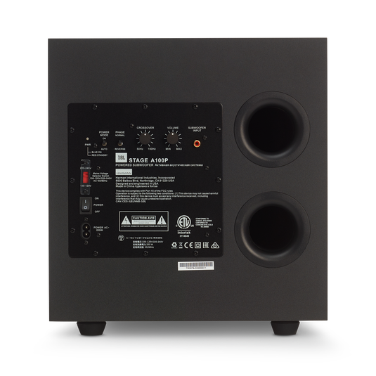 JBL Stage A100P - Black - Home Audio Loudspeaker System - Back image number null