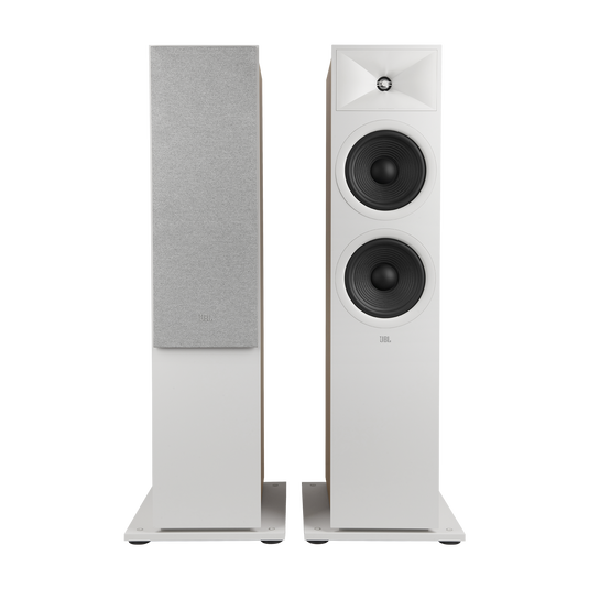 Stage 280F - Latte - 2.5-Way Dual 8-inch (200mm) Floorstanding Loudspeaker - Detailshot 1 image number null