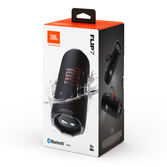 JBL Flip 7 - Black - Portable waterproof and drop-proof speaker - Detailshot 9 image number null