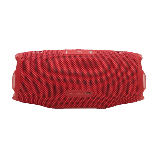 JBL Charge 6 - Red - Portable waterproof and drop-proof Bluetooth speaker - Back image number null