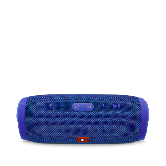 JBL Charge 3 - Blue - Full-featured waterproof portable speaker with high-capacity battery to charge your devices - Detailshot 2 image number null