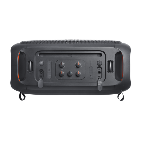 JBL PartyBox On-the-Go Essential - Black - Portable party speaker with built-in lights and wireless mic - Detailshot 9 image number null