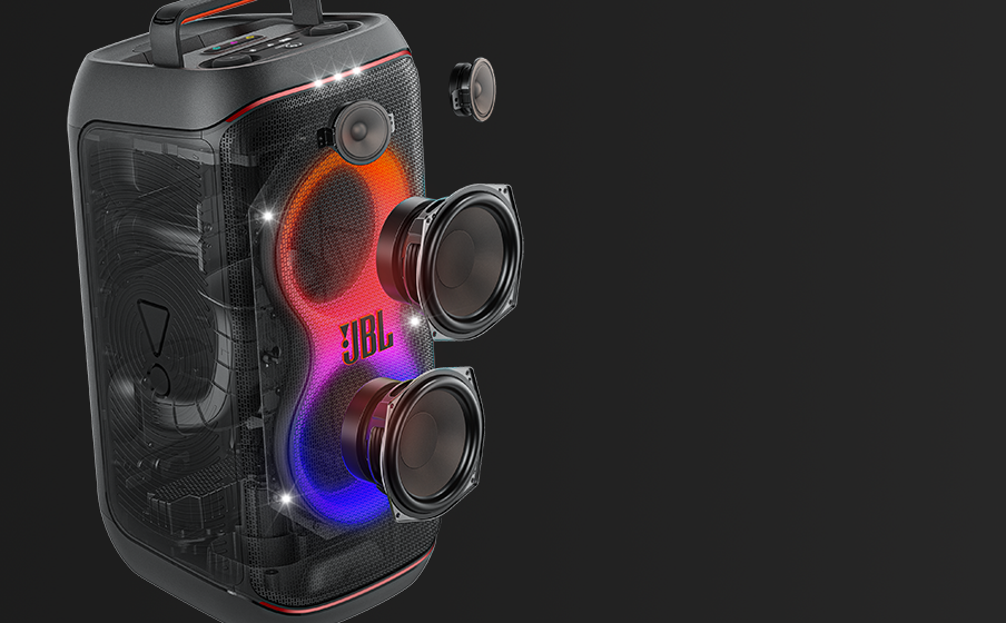 Potente sonido JBL Pro Sound