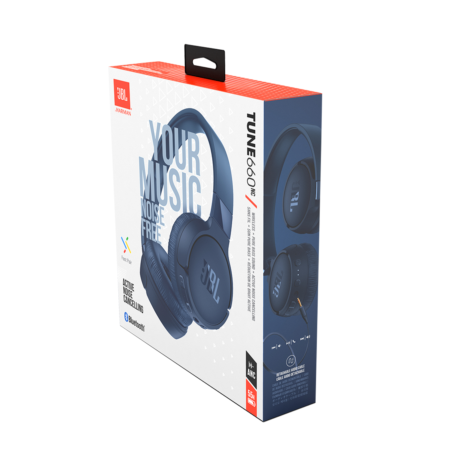 JBL Tune 660NC Auriculares supraaurales inalámbricos con cancelación