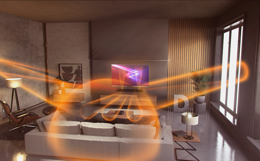 Dolby Atmos® y Sonido envolvente MultiBeam™