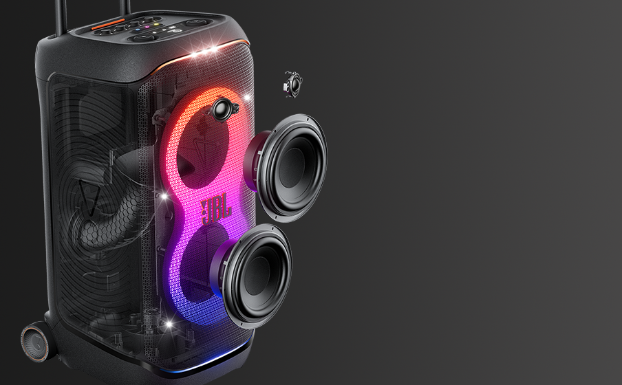 Potente sonido JBL Pro Sound