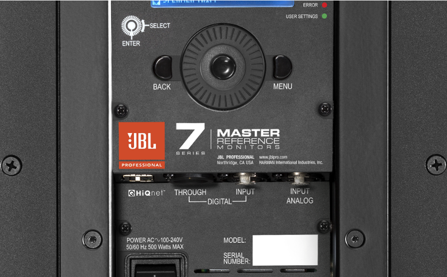 Sistema de doble amplificación 250W + 250W integrado