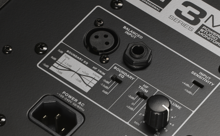 JBL_MKII306P_rear JBL 308P MKII | Monitor de Estudio (Par)
