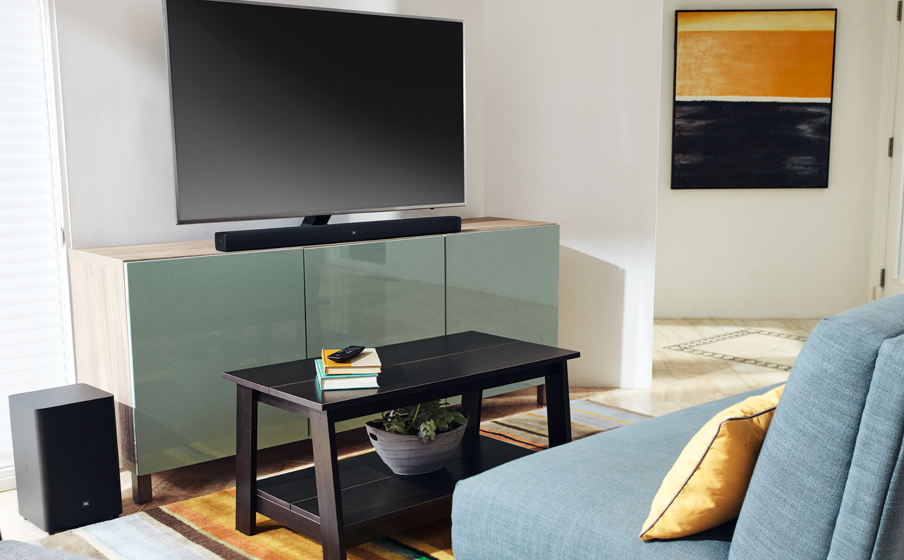 Disfruta del sonido de JBL con 300 W de potencia